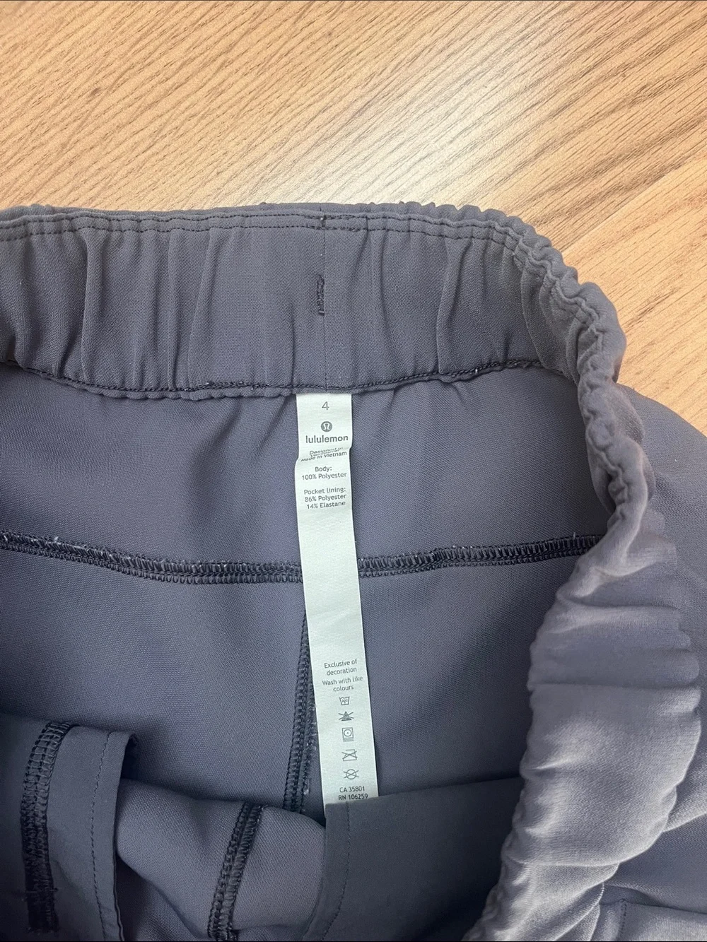 lululemon athletica Charcoal Drawstring Athletic Shorts